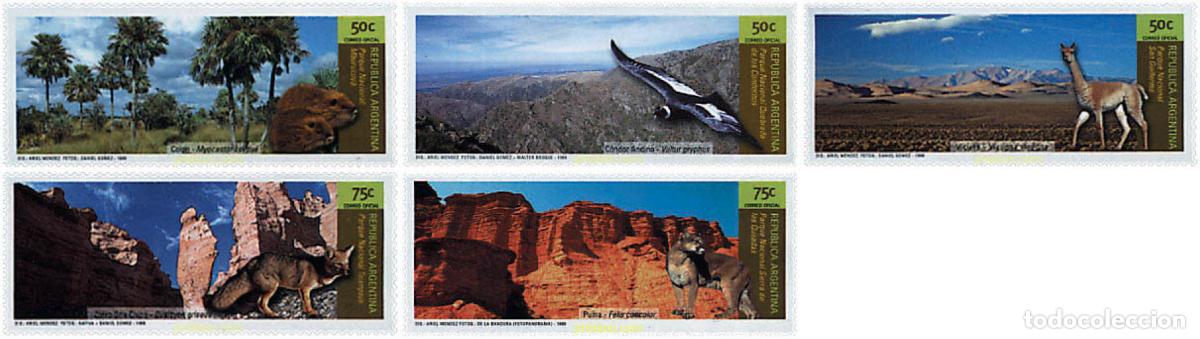 Sellos: 75807 MNH ARGENTINA 1999 PARQUES NACIONALES
