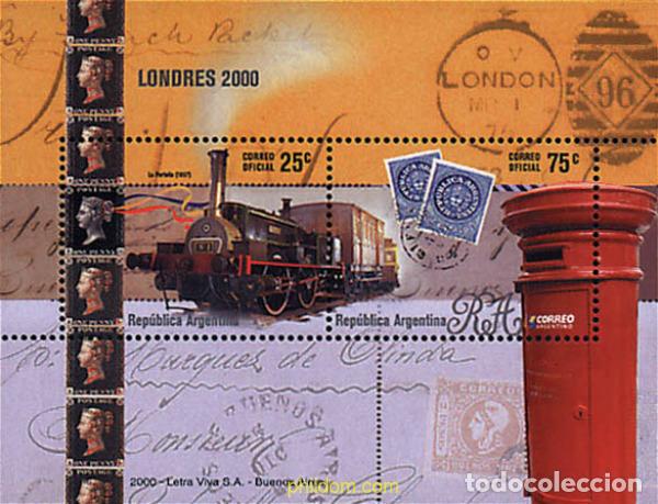 Sellos: 75803 MNH ARGENTINA 2000 STAMP SHOW 2000. EXPOSICION FILATELICA INTERNACIONAL