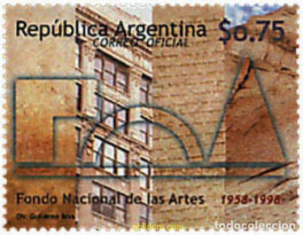 Sellos: 49986 MNH ARGENTINA 1999 50 ANIVERSARIO DEL FONDO NACIONAL DE LAS ARTES EN 1998