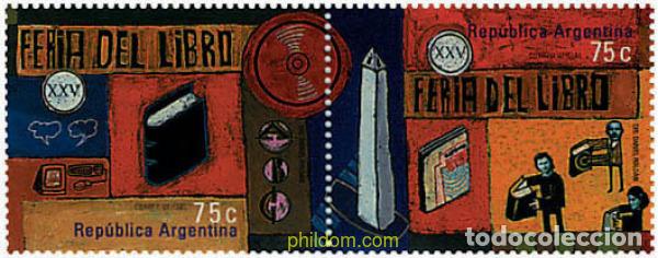 Sellos: 5996 MNH ARGENTINA 1999 25 FERIA DEL LIBRO