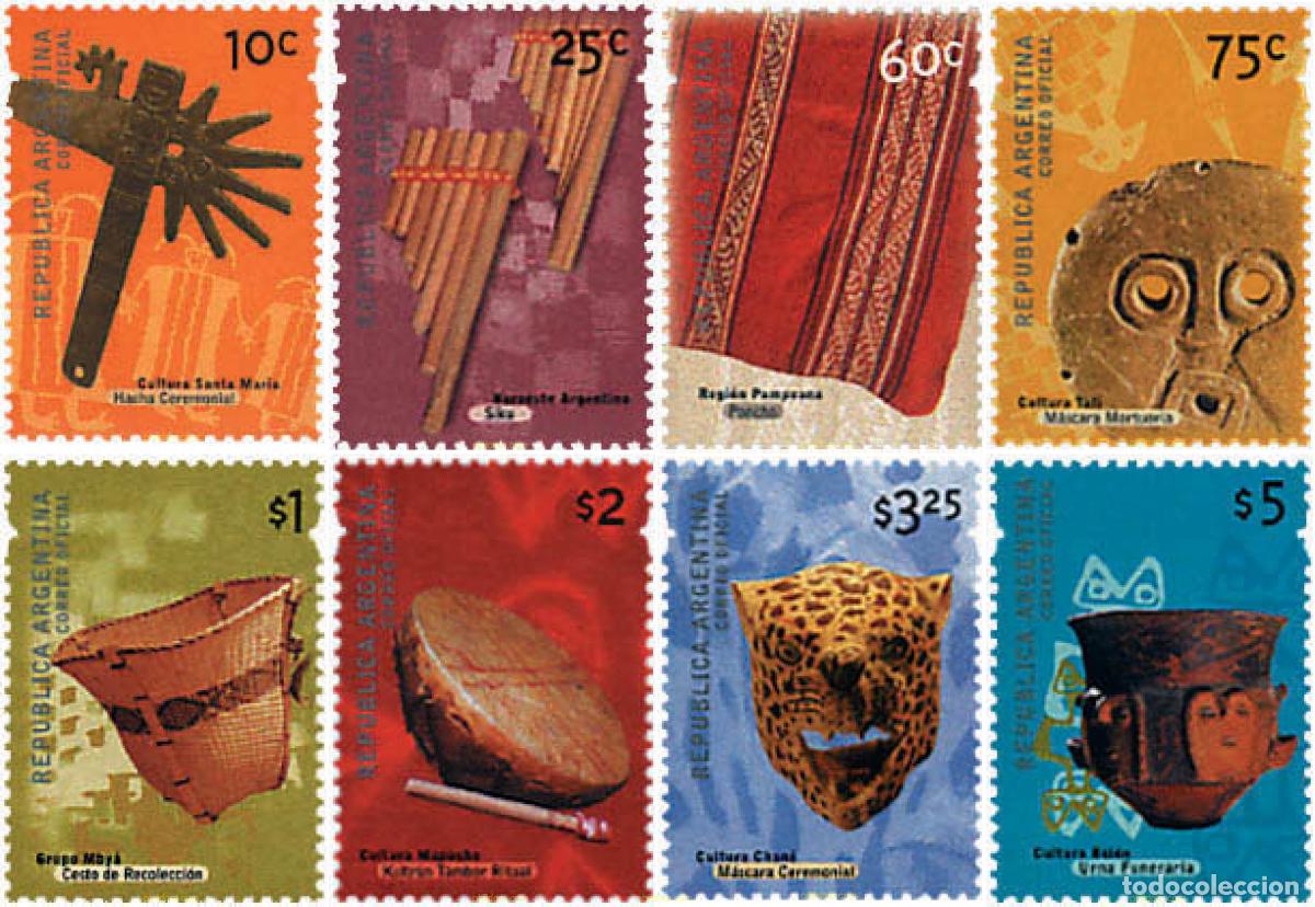 Sellos: 654656 MNH ARGENTINA 2000 OBJETOS TRADICIONALES