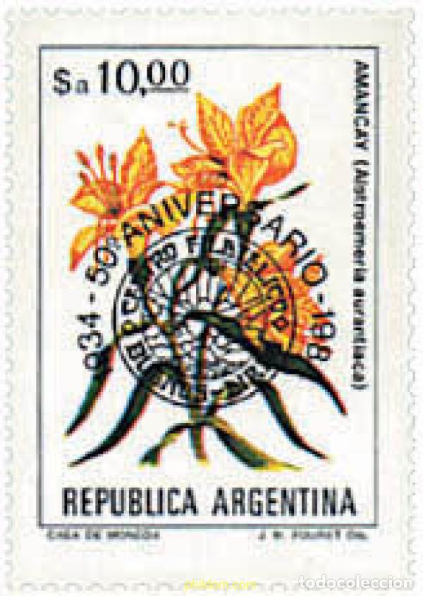 Sellos: 99391 MNH ARGENTINA 1984 50 ANIVERSARIO DEL CENTRO FILATELICO DE BUENOS AIRES