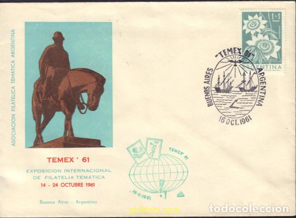Sellos: 578386 MNH ARGENTINA 1960 TEMPEX 61.EXPOSICION FILATELICA TEMATICA