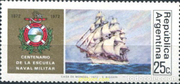 Sellos: 283330 MNH ARGENTINA 1972 CENTENARIO DE LA ESCUELA NACIONAL MILITAR