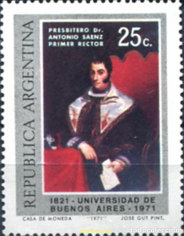Sellos: 283320 MNH ARGENTINA 1971 150 ANIVERSARIO DE LA UNIVERSIDAD DE BUENOS AIRES