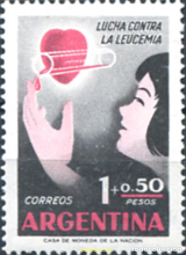 Sellos: 283195 MNH ARGENTINA 1958 LUCHA CONTRA LA LEUCEMIA