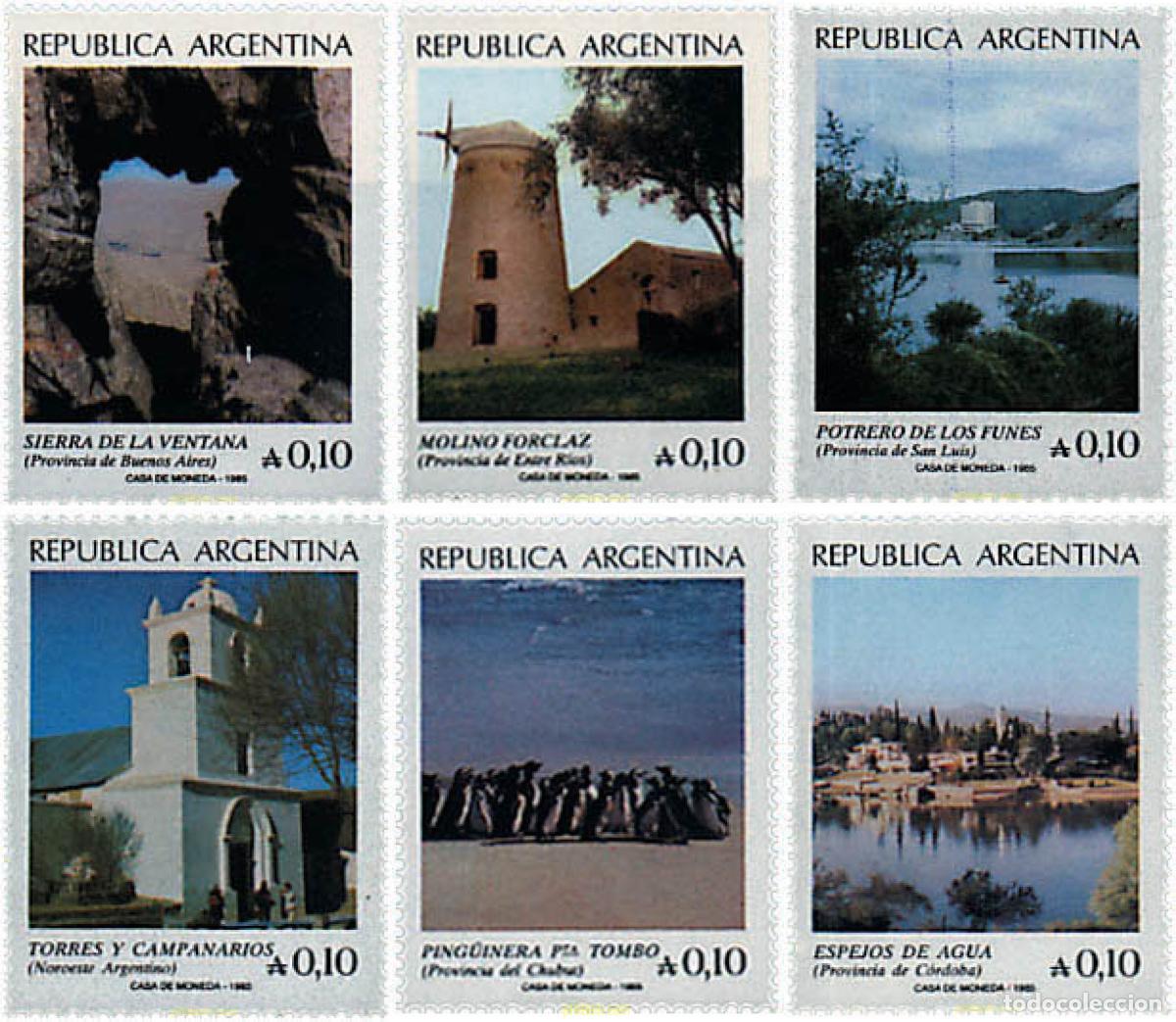 Sellos: 36453 MNH ARGENTINA 1985 TURISMO