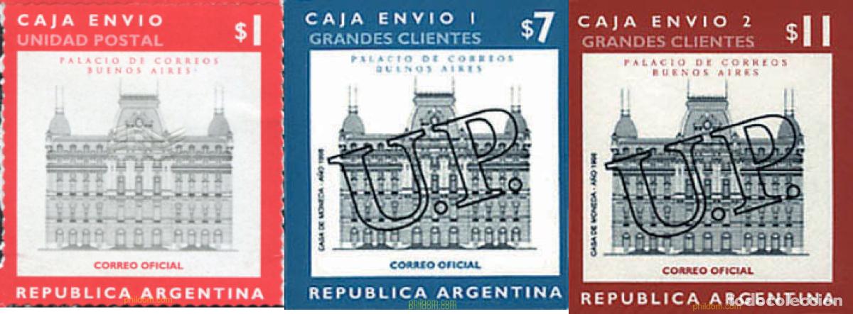 Sellos: 80970 MNH ARGENTINA 2001 SELLOS PARA PAQUETES