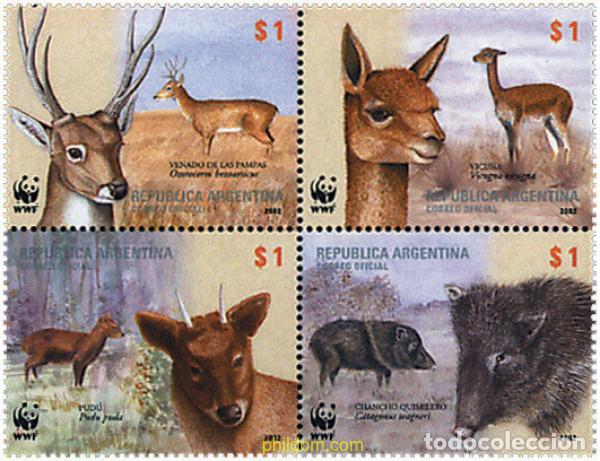 Sellos: 4836 MNH ARGENTINA 2002 WWF