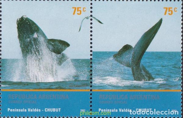 Sellos: 5034 MNH ARGENTINA 2002 MERCOSUR. PENINSULA VALDES