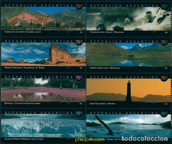 Sellos: 4542 MNH ARGENTINA 2002 PAISAJES