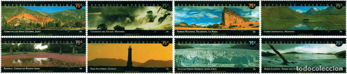 Sellos: 99233 MNH ARGENTINA 2002 PAISAJES
