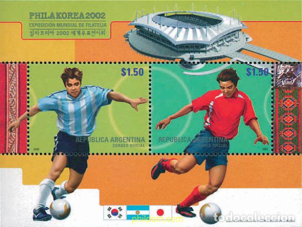 Sellos: 127812 MNH ARGENTINA 2002 PHILAKOREA 2002. EXPOSICION FILATELICA INTERNACIONAL
