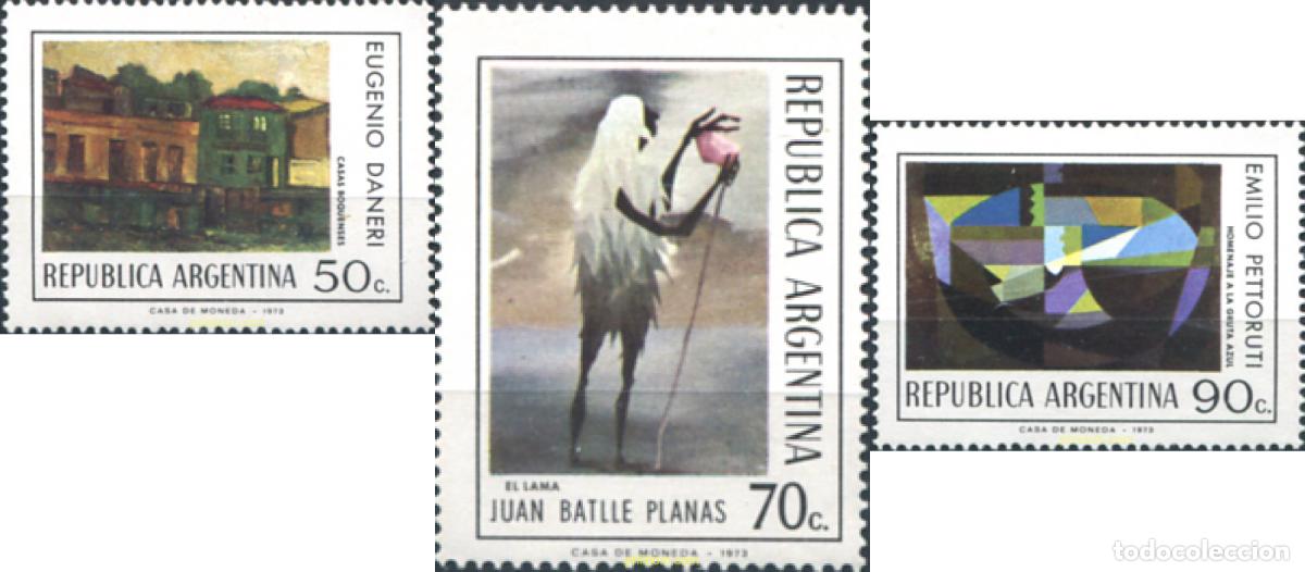 Sellos: 283360 MNH ARGENTINA 1974 PINTURA ARGENTINA