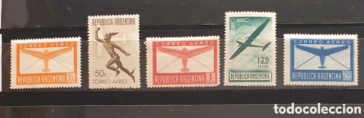 Sellos: Argentina 1940 correo a&eacute;reo