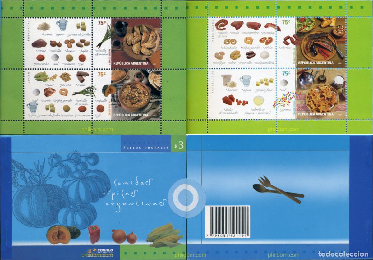 Sellos: 214608 MNH ARGENTINA 2003 GASTRONOMIA. PLATOS T&Iacute;PICOS ARGENTINOS