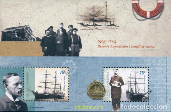 Sellos: 137919 MNH ARGENTINA 2003 RESCATE DE LA EXPEDICION CIENTIFICA SUECA