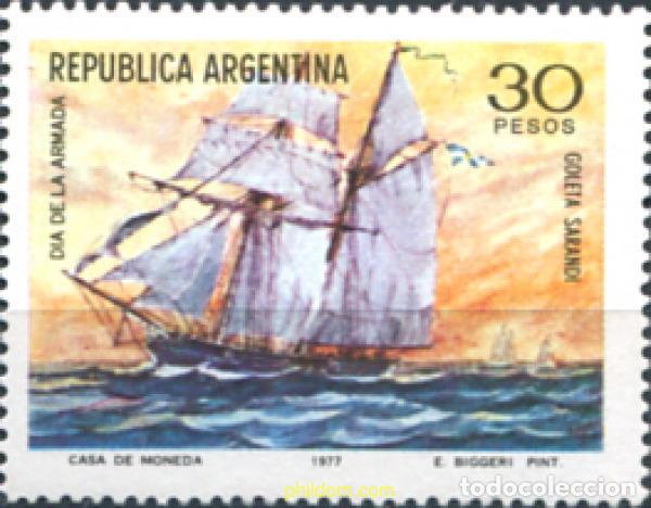 Sellos: 791461 MNH ARGENTINA 1977 DIA DE LA ARMADA Y DE LA MARINA