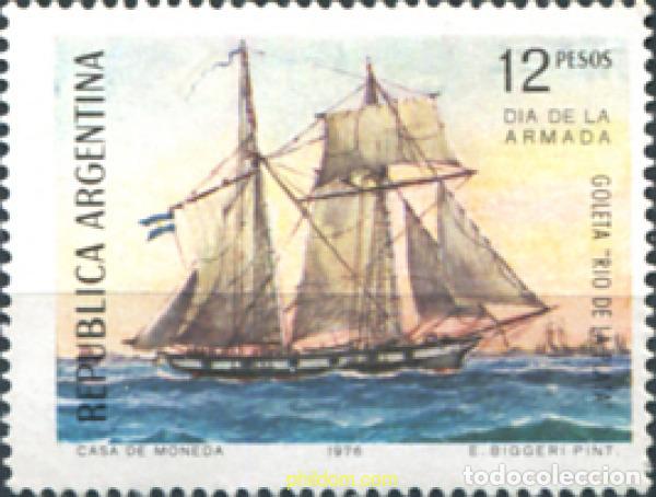 Sellos: 283380 MNH ARGENTINA 1976 DIA DE LA MARINA
