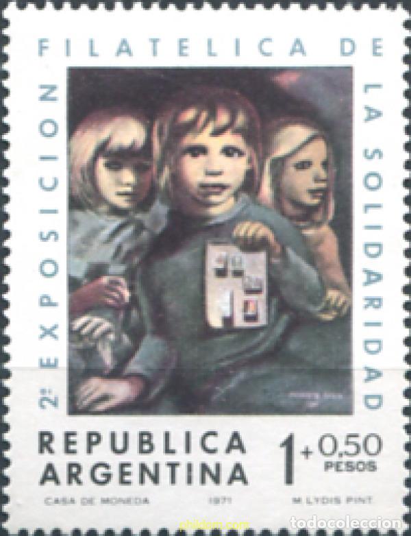 Sellos: 283317 MNH ARGENTINA 1971 2 EXPOSICION FILATELIA DE LA SOLIDARIDAD