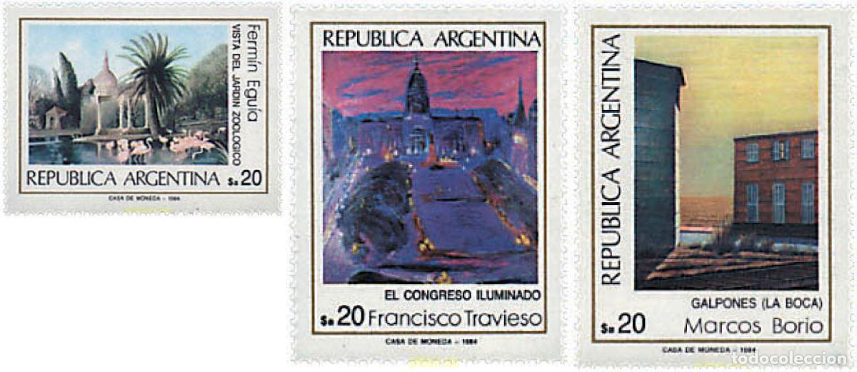 Sellos: 33235 MNH ARGENTINA 1984 PINTURA ARGENTINA