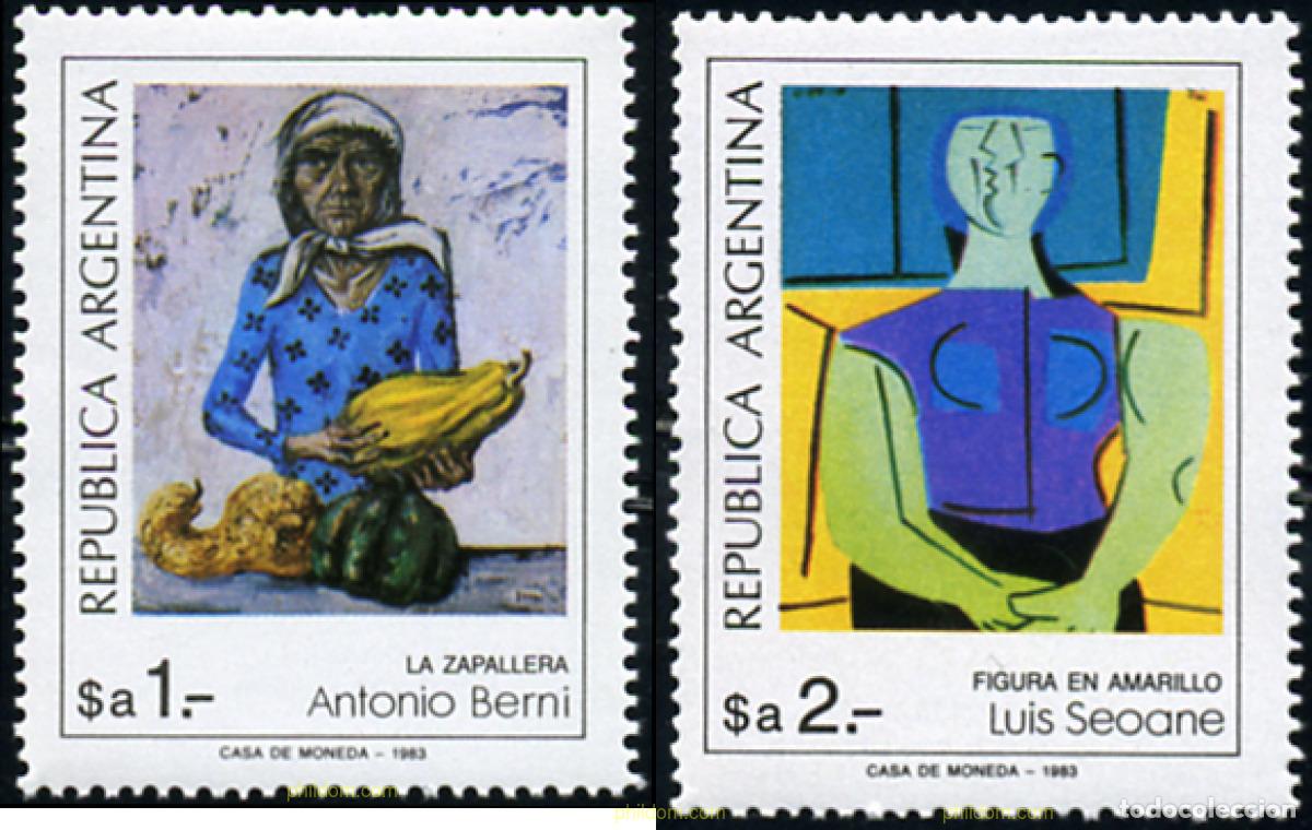 Sellos: 283585 MNH ARGENTINA 1983 PINTURA