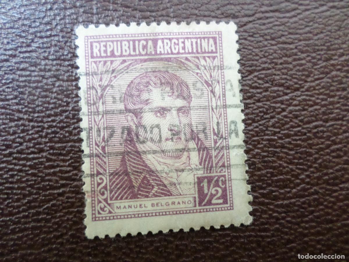 Sellos: :argentina, 1935, manuel belgrano, Yvert 363