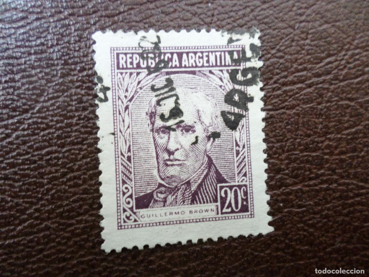 Sellos: :argentina, 1956, g. brown, Yvert 570