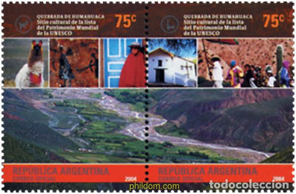 Sellos: 149256 MNH ARGENTINA 2004 PATRIMONIO MUNDIAL