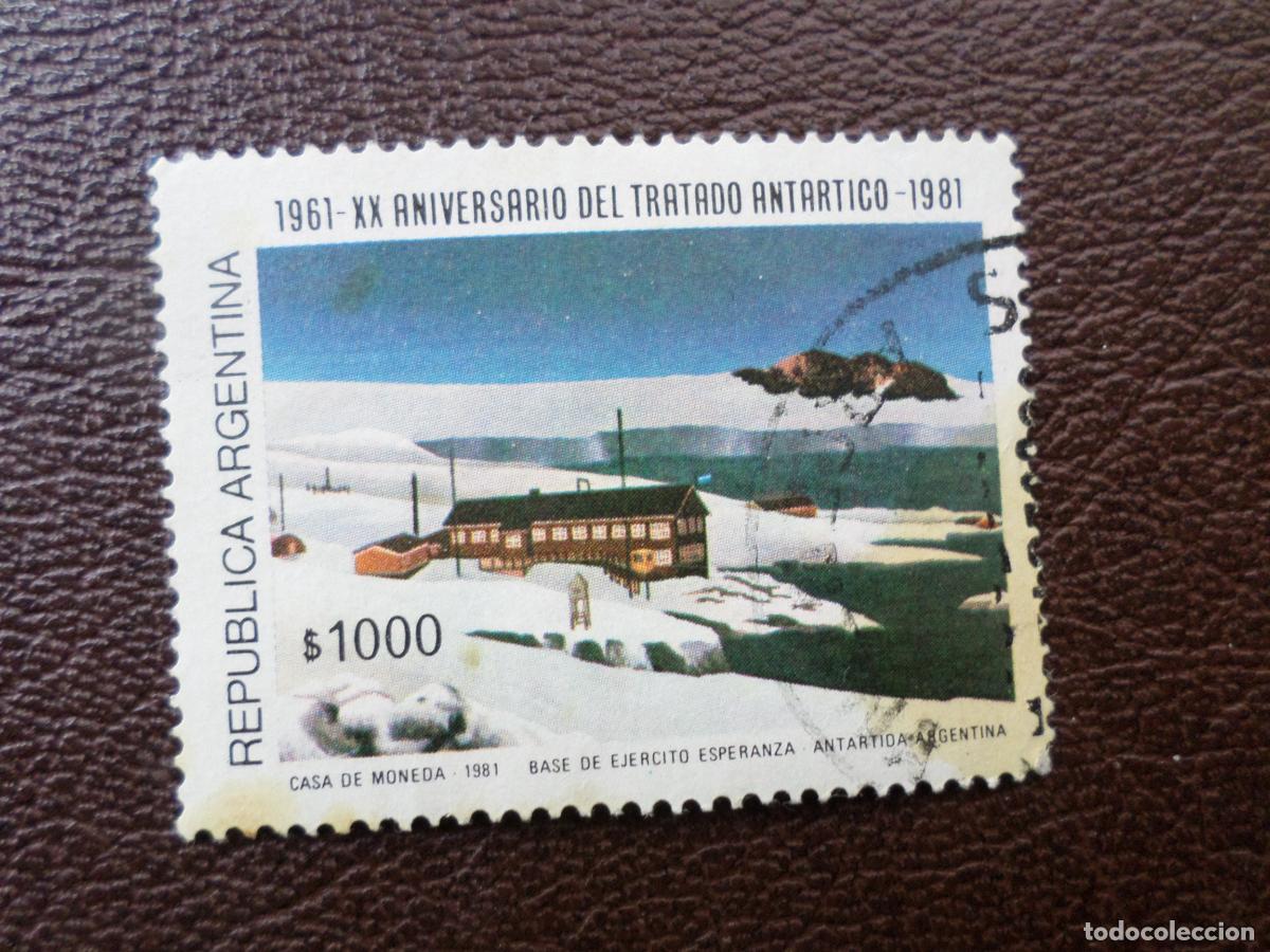Sellos: :argentina, 1981, 20 aniversario del tratado antartico, Yvert 1246