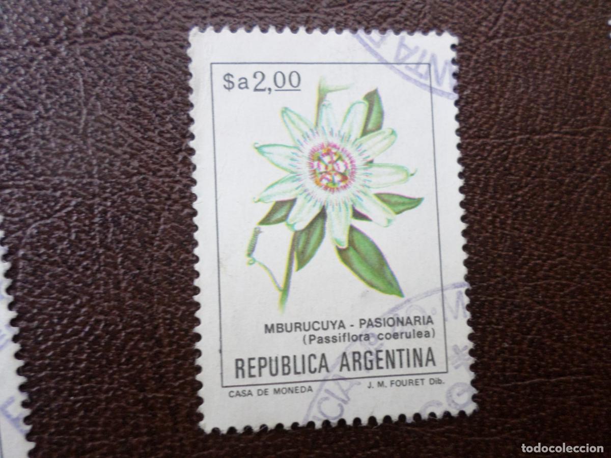 Sellos: :argentina, 1983, flores, Yvert 1358