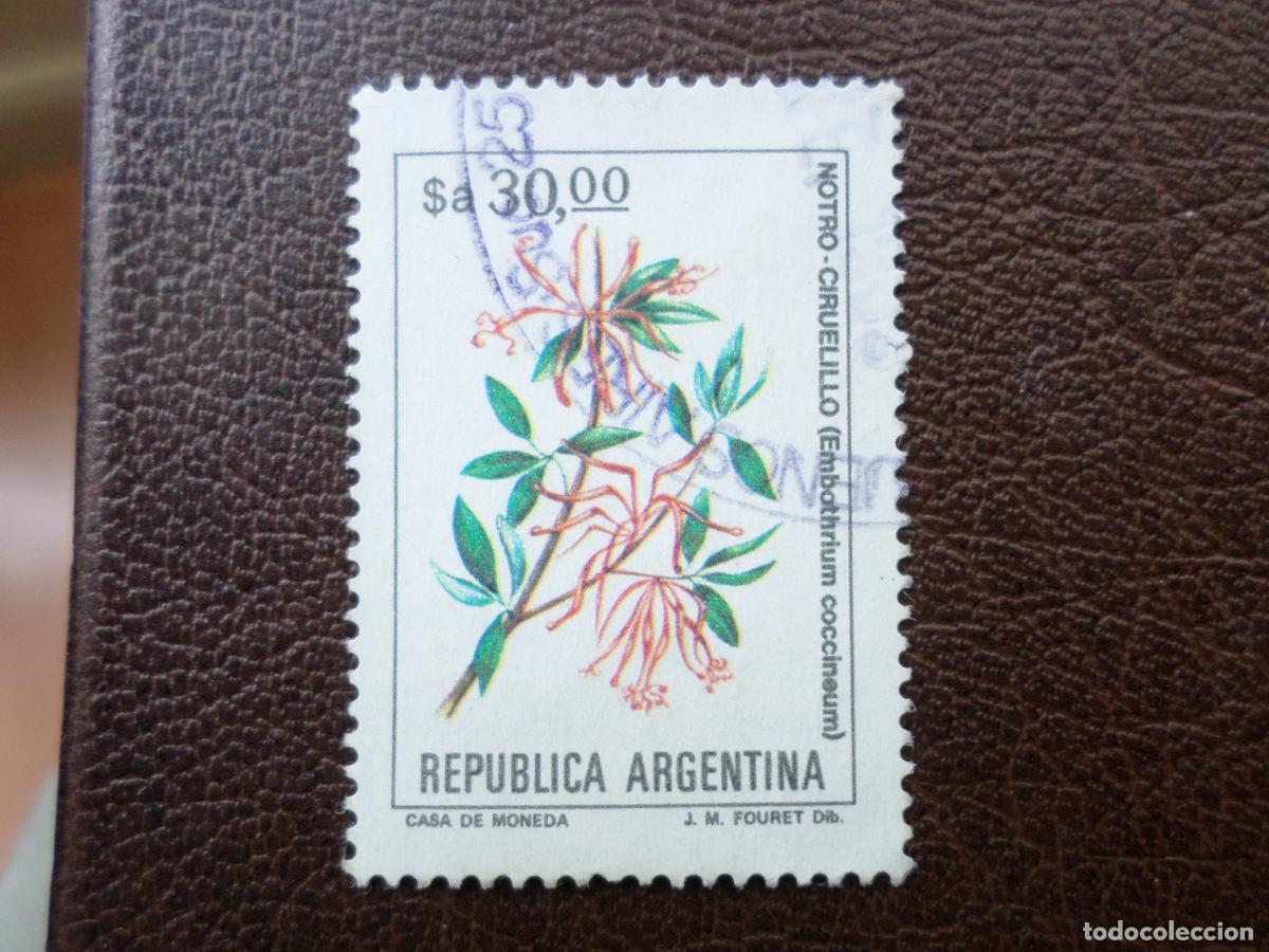 Sellos: :argentina, 1984, flores, Yvert 1407