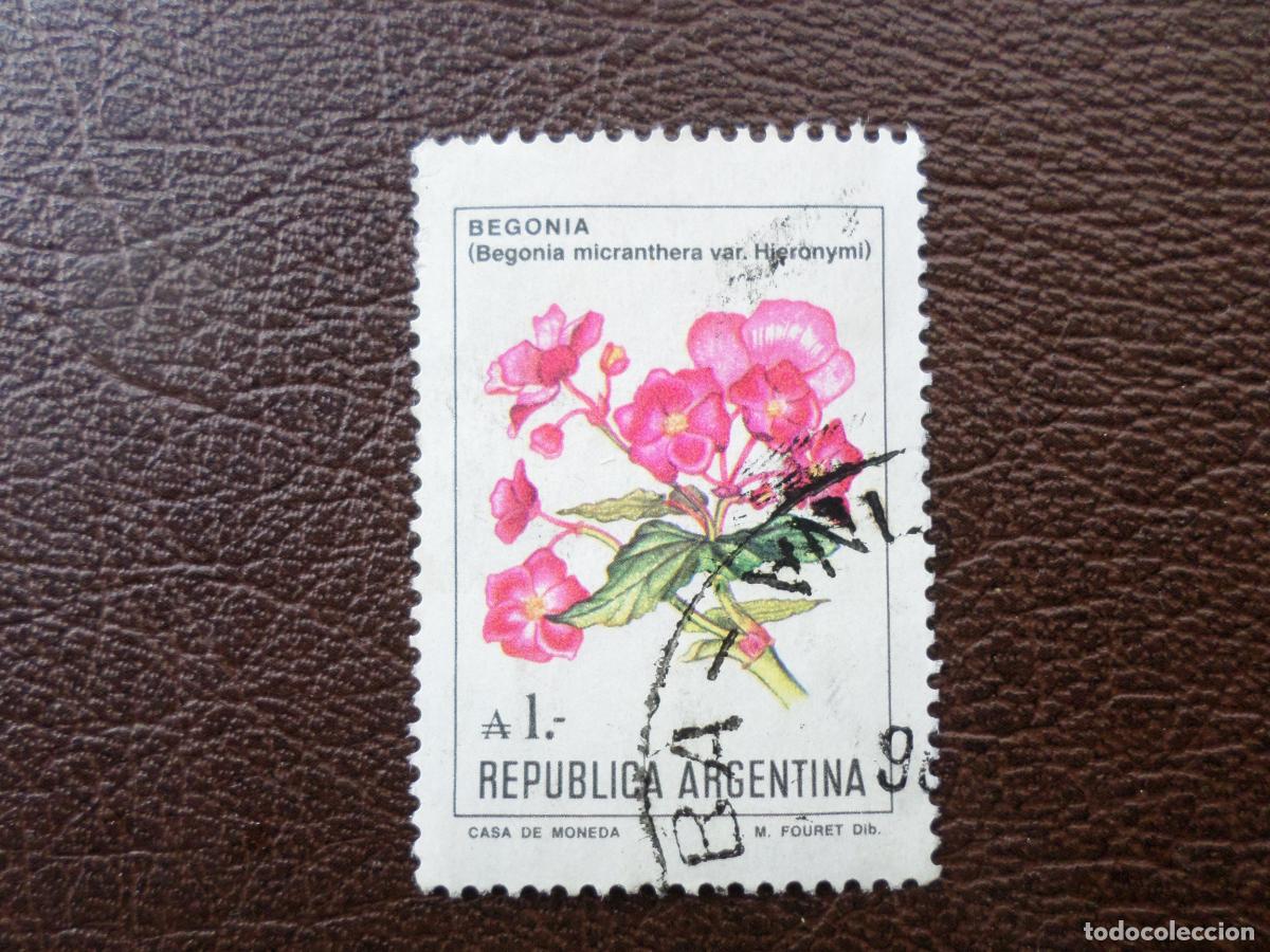 Sellos: :argentina, 1985, flores, Yvert 1480