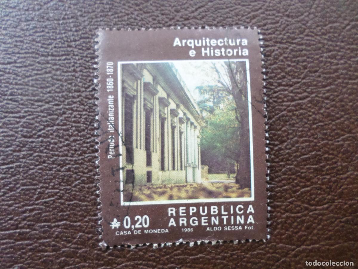 Sellos: :argentina, 1985, centenario de la sociedad central de arquitectos, Yvert 1517