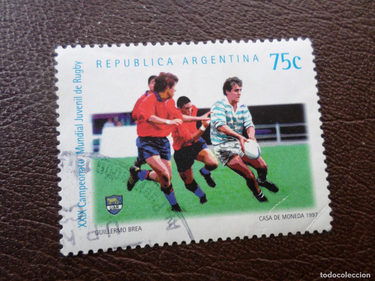 Sellos: :argentina, 1997, campeonato de rugby junior, Yvert 1960
