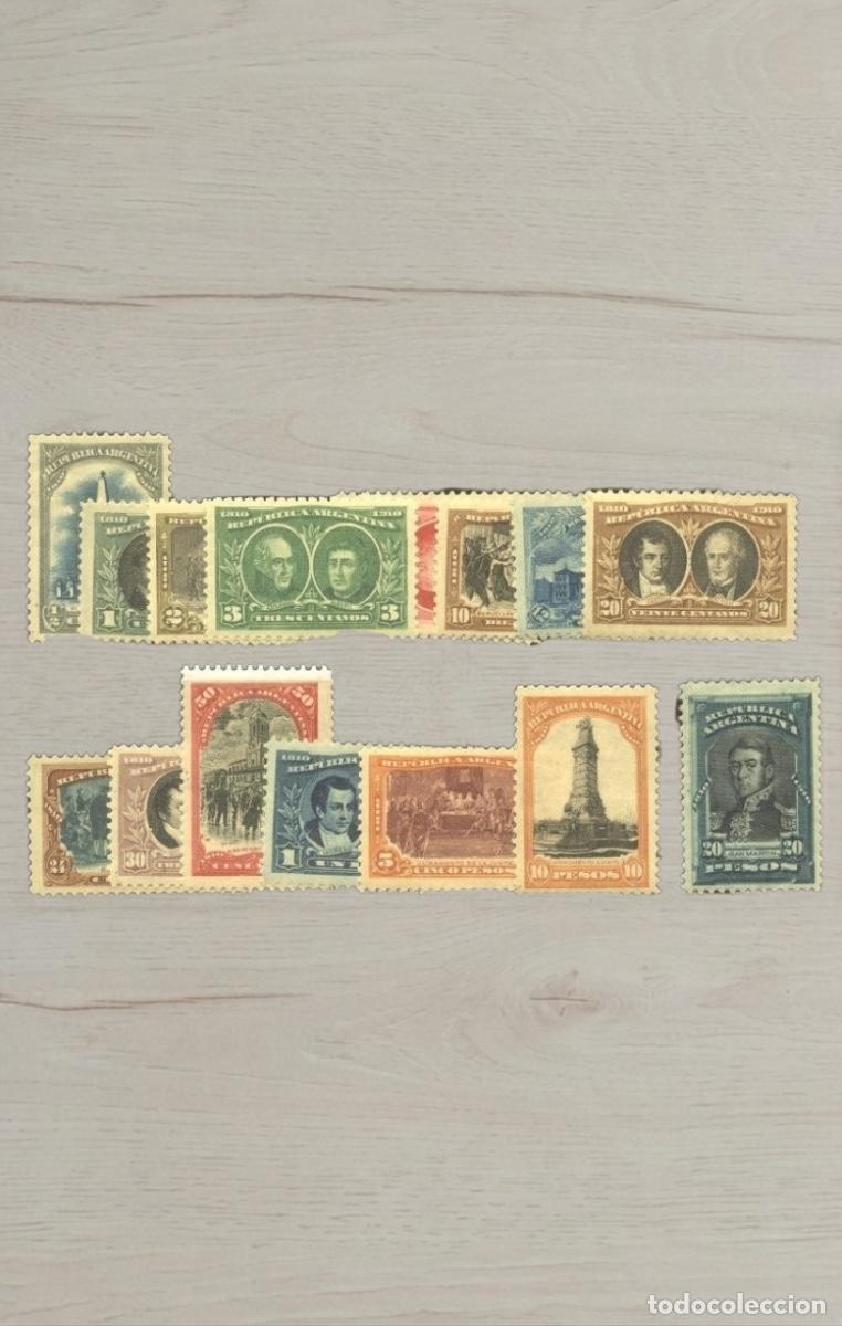 Briefmarken: Argentina 1910 May Revolution Centenary Definitive Selection 15v Mint - Includes 5B, 10B & 20B High