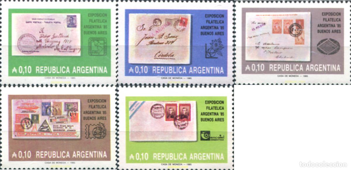 Sellos: 283647 MNH ARGENTINA 1985 EXPOSICION FILATELICA INTERNACIONA - ARGENTINA-85
