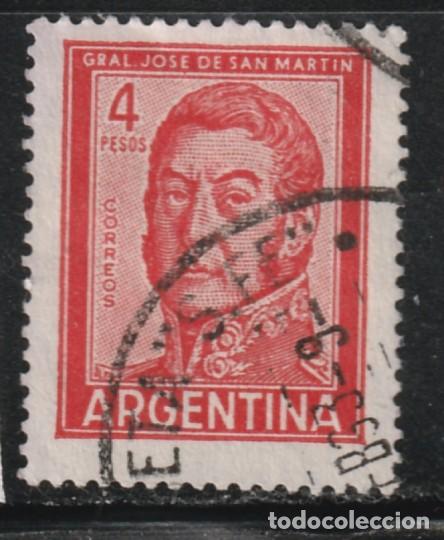Sellos: ARGENTINA // YVERT 605 A // 1959-62 ... USADO