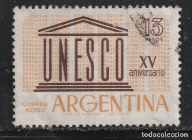 Sellos: ARGENTINA // YVERT 84 AEREO // 1962 ... USADO
