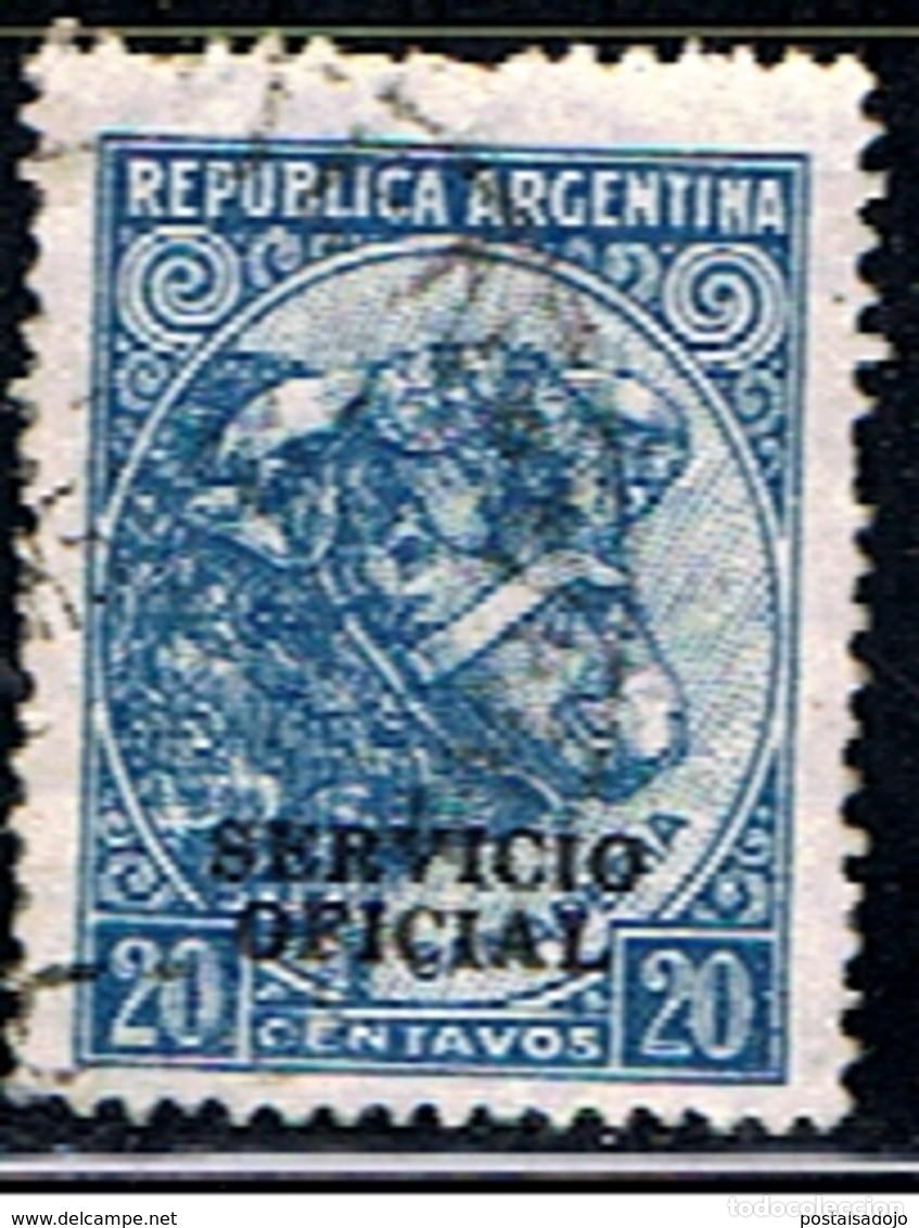 Sellos: ARGENTINA // YVERT 344 B OFICIAL // 1938-54 ... USADO
