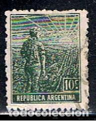 Sellos: ARGENTINA // YVERT 183 A // 1912-16 ... USADO