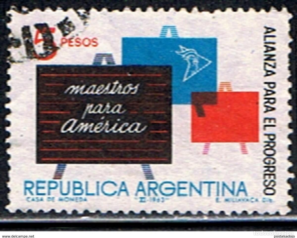 Sellos: ARGENTINA // YVERT 677 // 1963 ... USADO