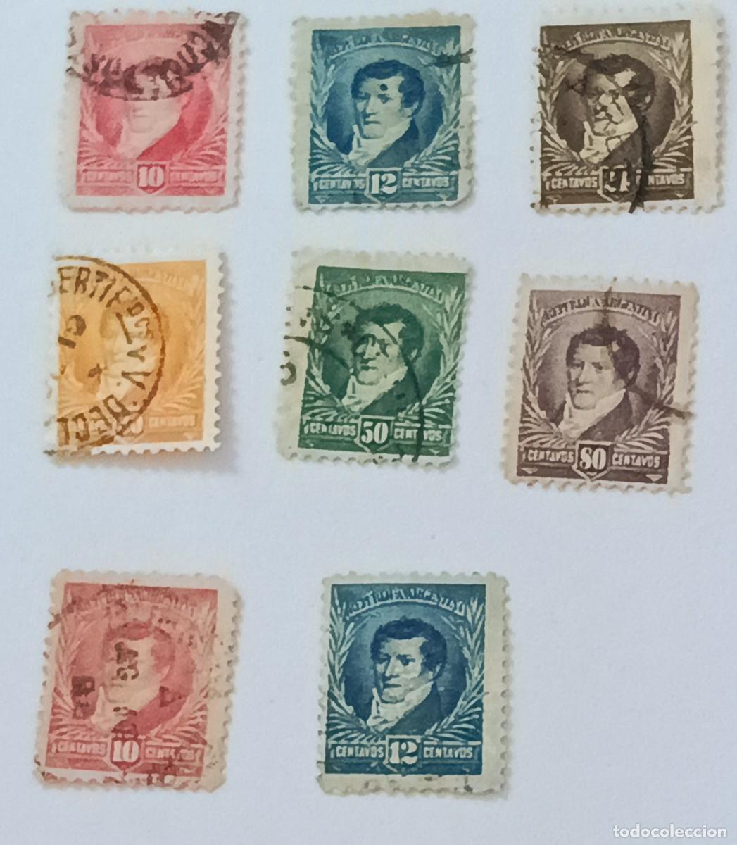Francobolli: Sellos Argentina 1892 -1897 General Manuel Belgrano, 1.770 - 1.820,. Diferente marca de agua.