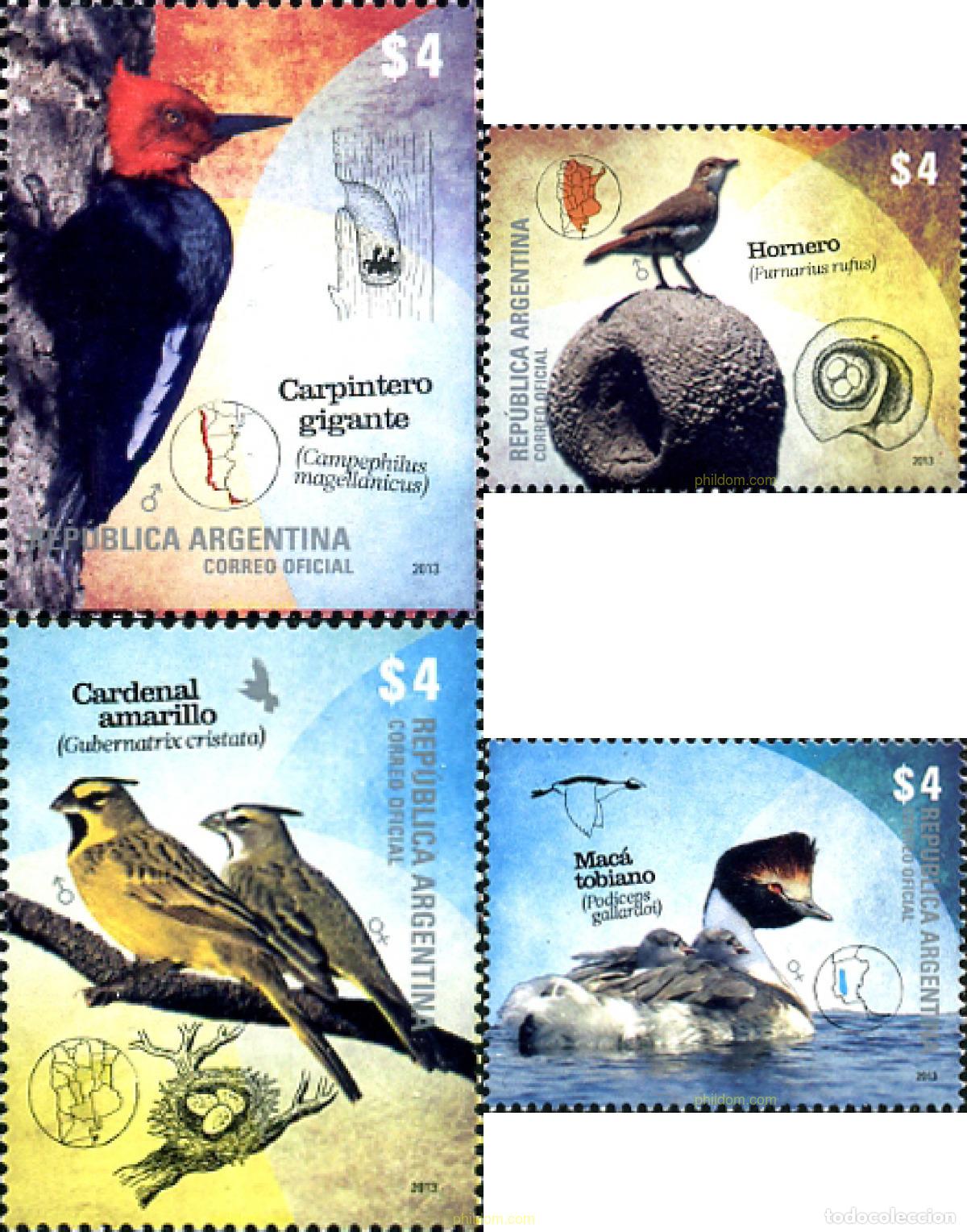 Sellos: 315624 MNH ARGENTINA 2013 AVES