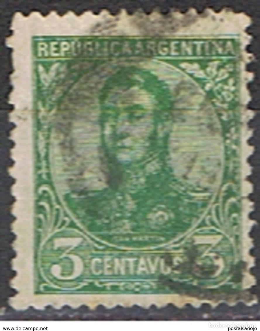 Sellos: ARGENTINA // YVERT 135 // 1908-09 ... USADO
