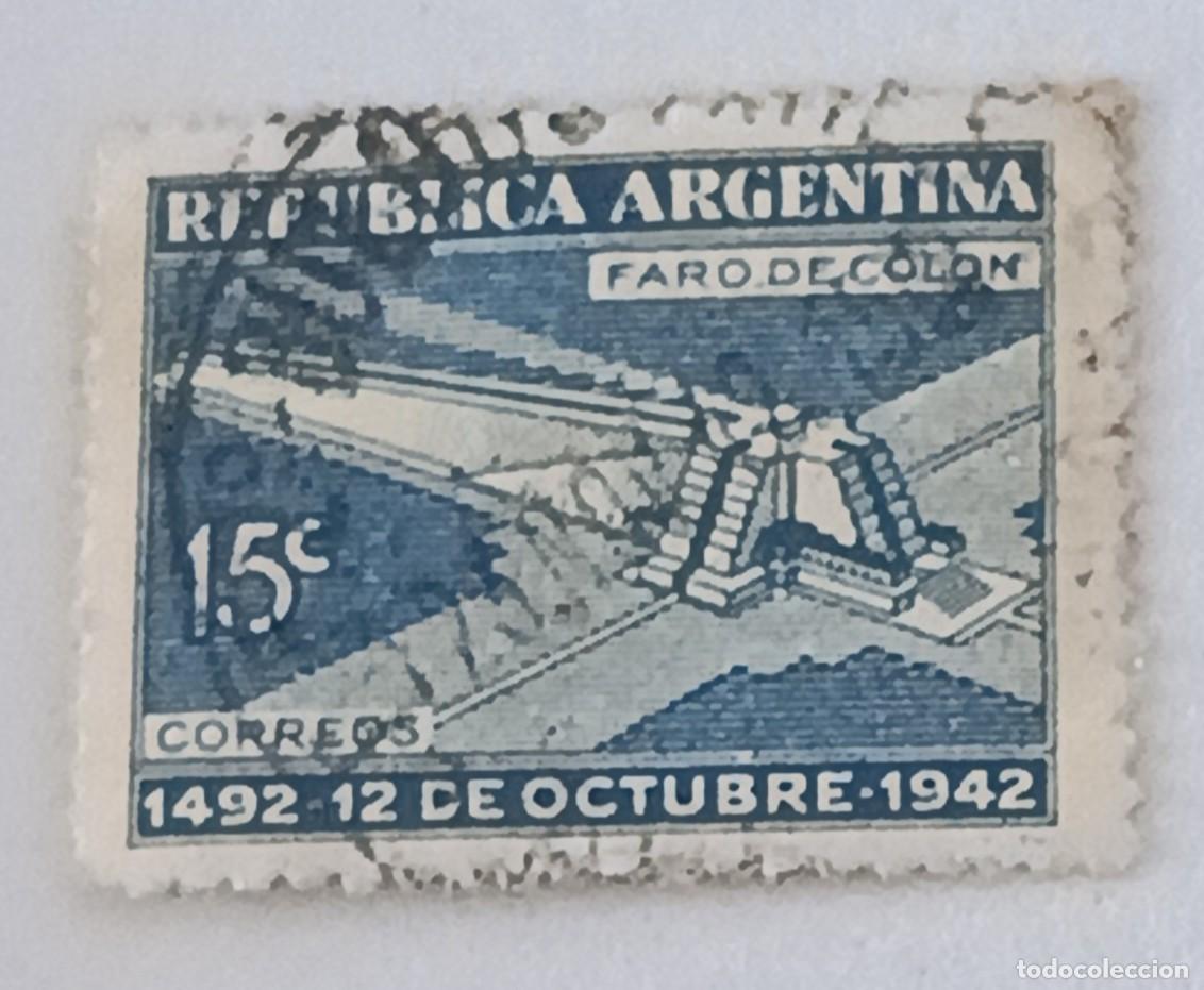 Sellos: Sellos Argentina 1942 450 Aniversario del descubrimiento de Am&eacute;rica.