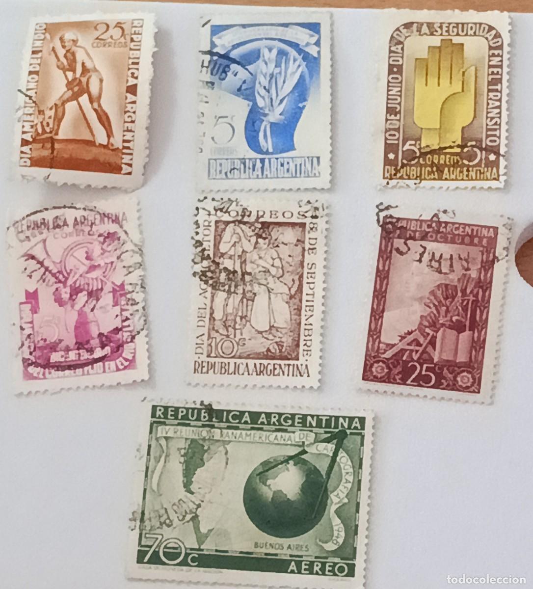 Sellos: Sellos Argentina 1948, a&ntilde;o completo.