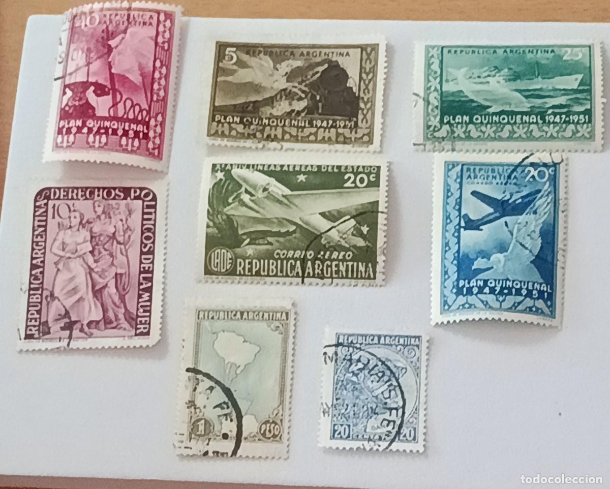 Sellos: Sellos Argentino 1951, todos menos uno.