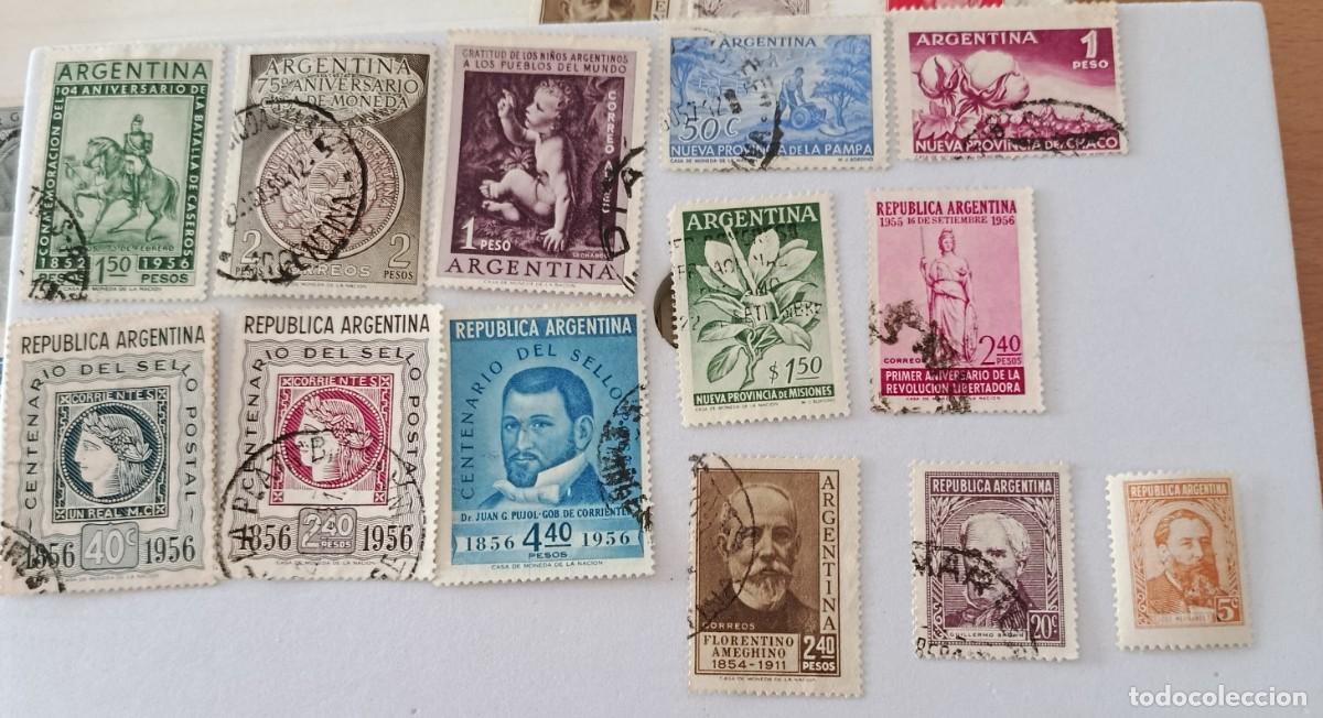 Sellos: Sellos Argentina 1956, varios