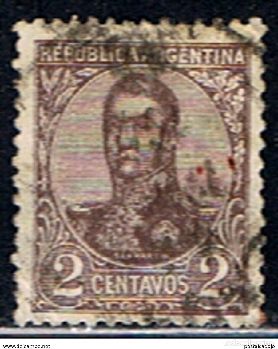 Sellos: ARGENTINA // YVERT 134 // 1908-09 ... USADO